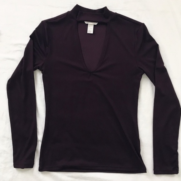 Purple Choker Top - Picture 1 of 1